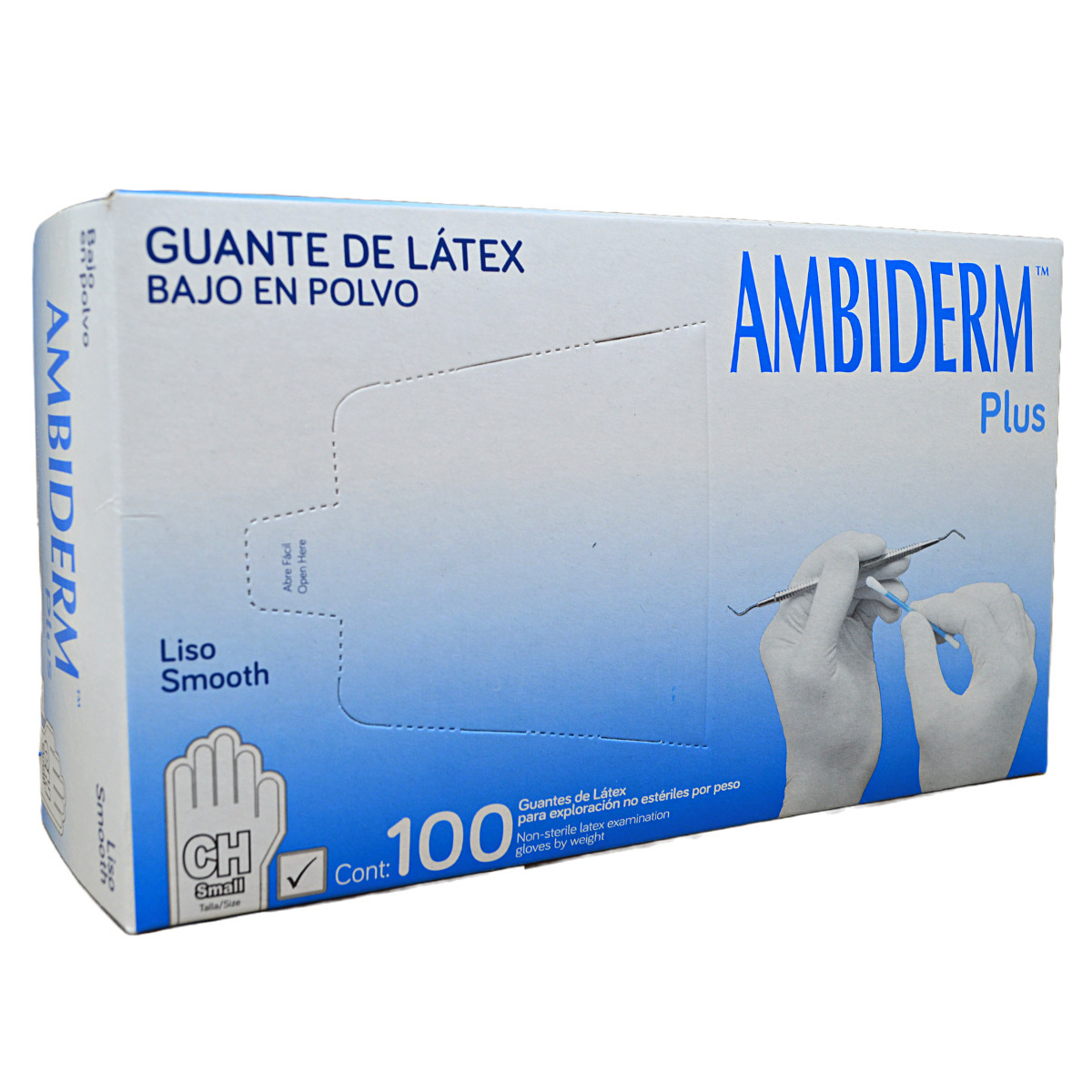 GUANTE DE LATEX AMBIDERM